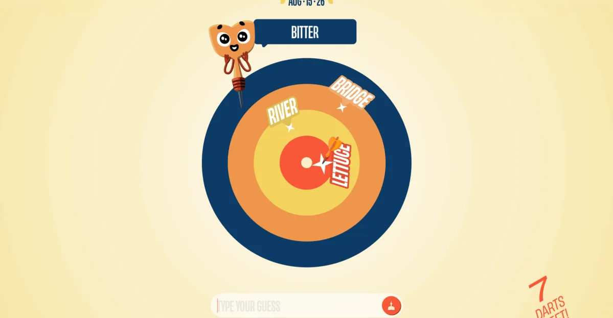 Dartwords: el nuevo juego de palabras que mezcla Wordle con Clippy