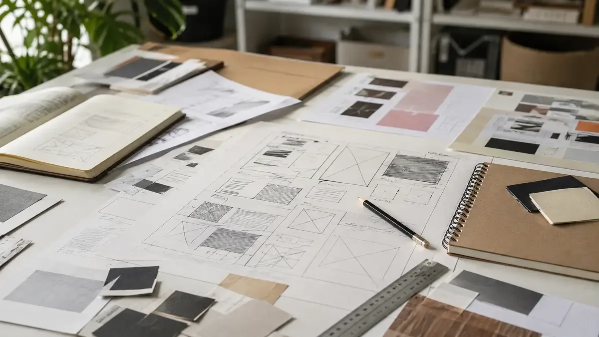 Proceso de una ilustraciÃ³n editorial