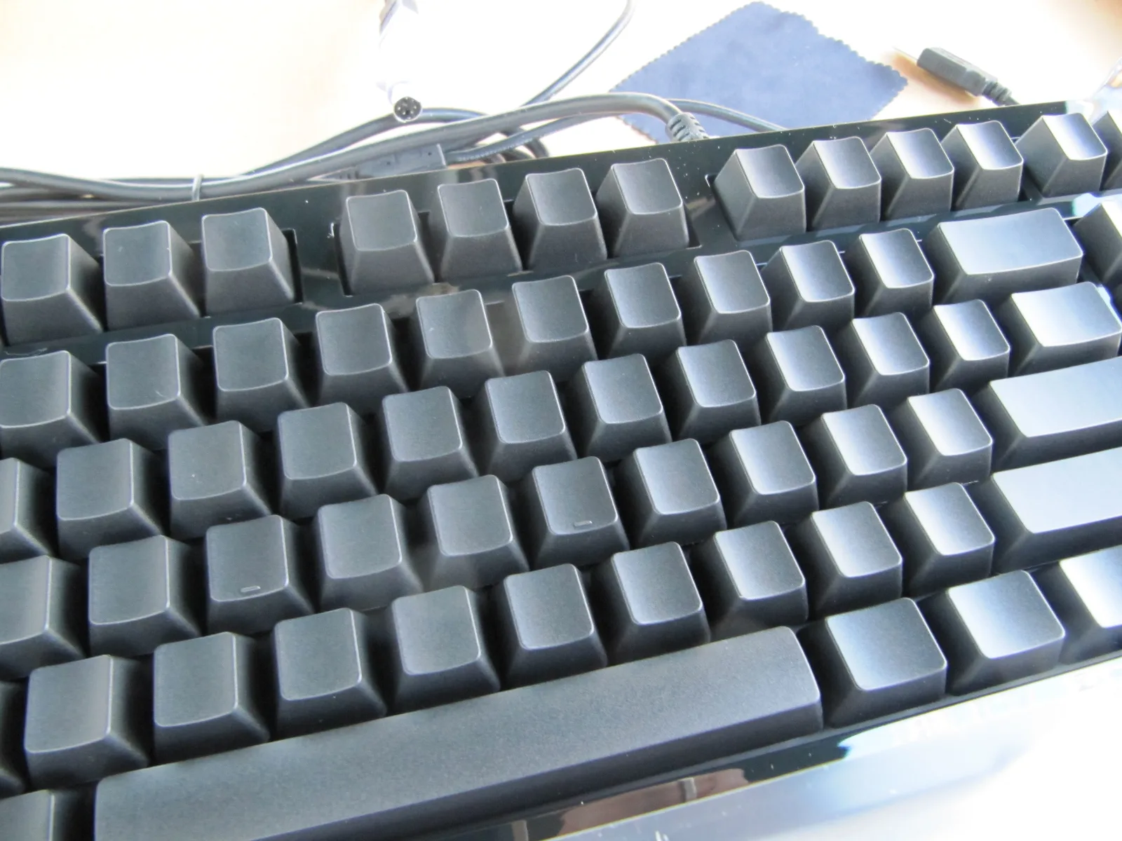 Primer plano de las teclas de un teclado de computadora