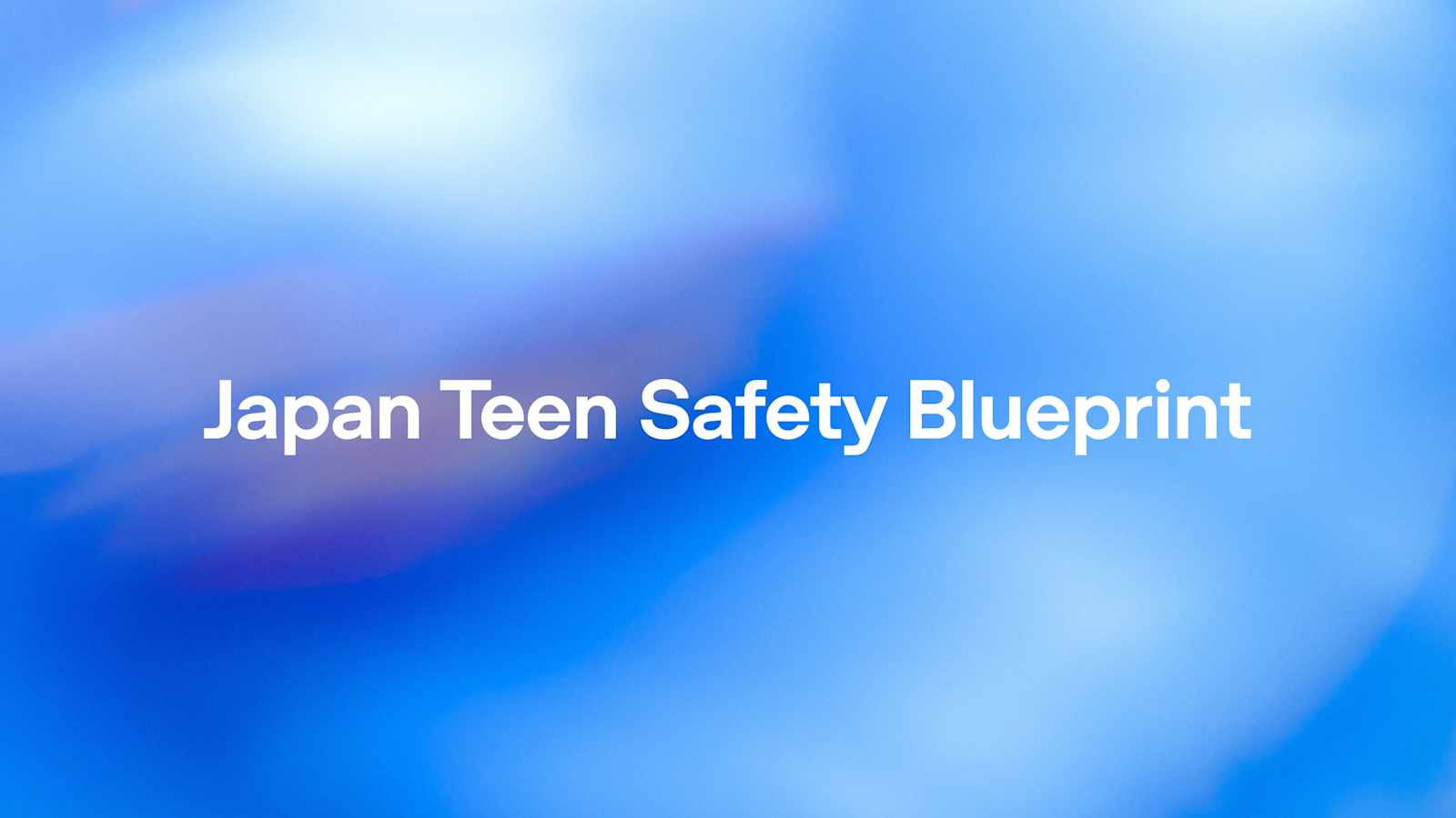 OpenAI Japan lanza un plan para proteger a adolescentes que usan IA