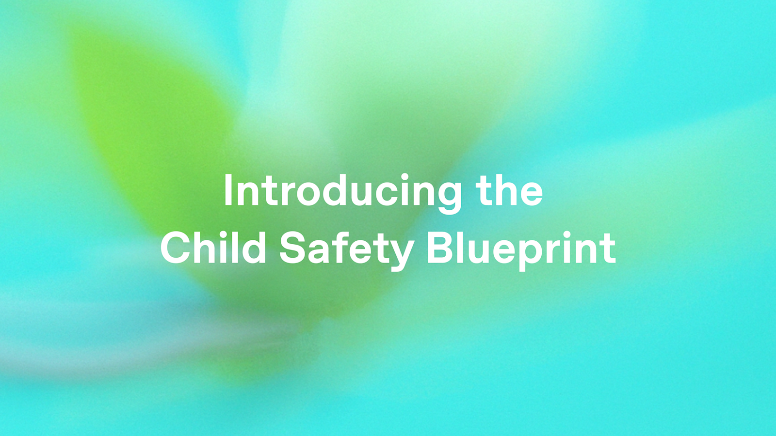 OpenAI presenta un blueprint para la protección infantil centrado en prevención y coordinación