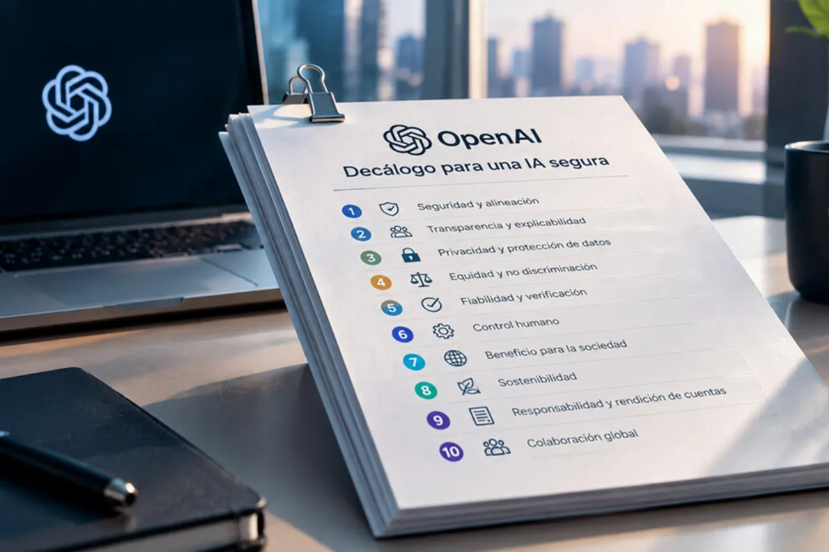 Tras las advertencias de Anthropic, OpenAI presenta su plan para una IA segura