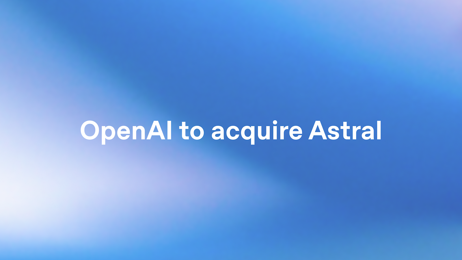 OpenAI compra Astral para integrar herramientas Python en Codex | El ...